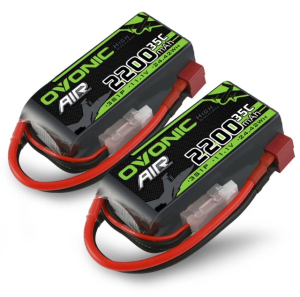 Ovonic 3S 2200mAh 35C 11.1V Short LiPo Battery Pack